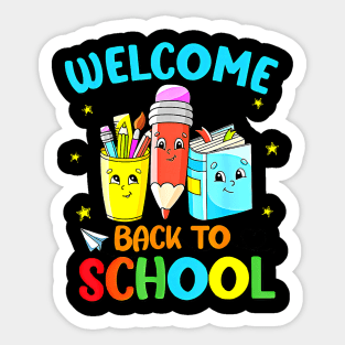 Funny Welcome Back To School Gifts For Teachers And Students Sticker